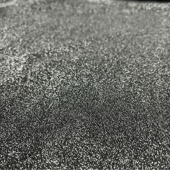 J.CREW grey silver metallic sparkle bell sleeve top, size M - Picture 5 of 14